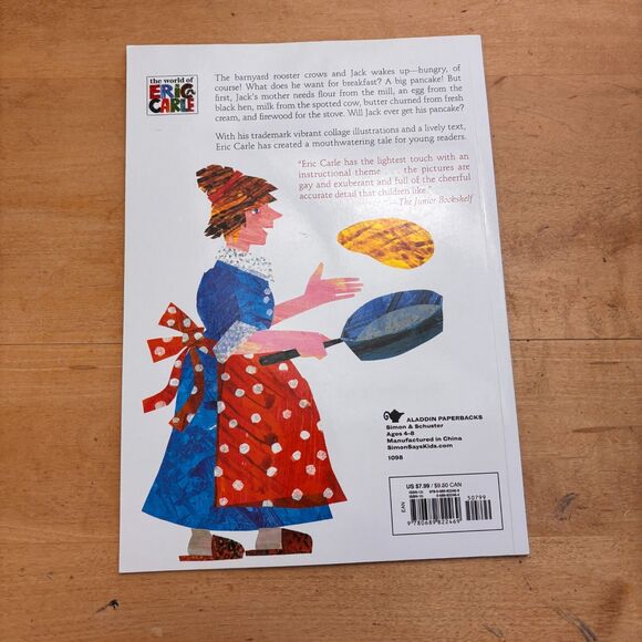 2 ERIC CARLE THE VERY HUNGY CATERPILLER & PANCAKES PANCAKE PAPERBACK - Picture 3 of 12